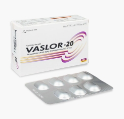 Thuốc Vaslor-20® | Atorvastatin |【Hộp 28 viên】