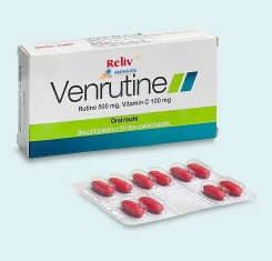 Thuốc Venrutine® 500mg | Rutin Vitamin C |【Hộp 30 viên】