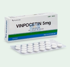 Thuốc Vinpocetin® 5mg | Hataphar |【Hộp 2 vỉ x 25 viên】