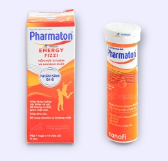 Viên Sủi Khỏe Pharmaton® Energy Fizzi |【Ống 10 viên】