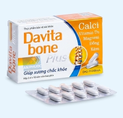 Viên Uống Chắc Xương Davita Bone® Plus |【Hộp 30 viên】