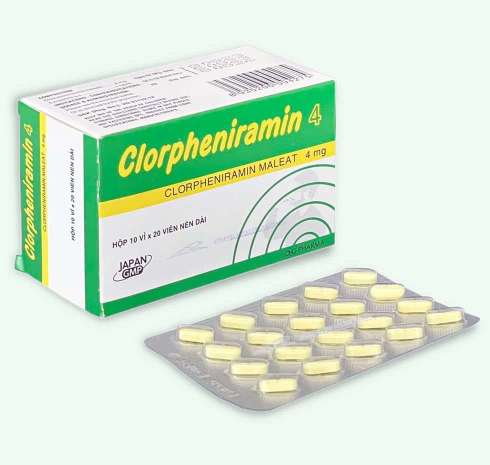Thuốc Clorpheniramin® 4mg |【Hộp 100 viên】