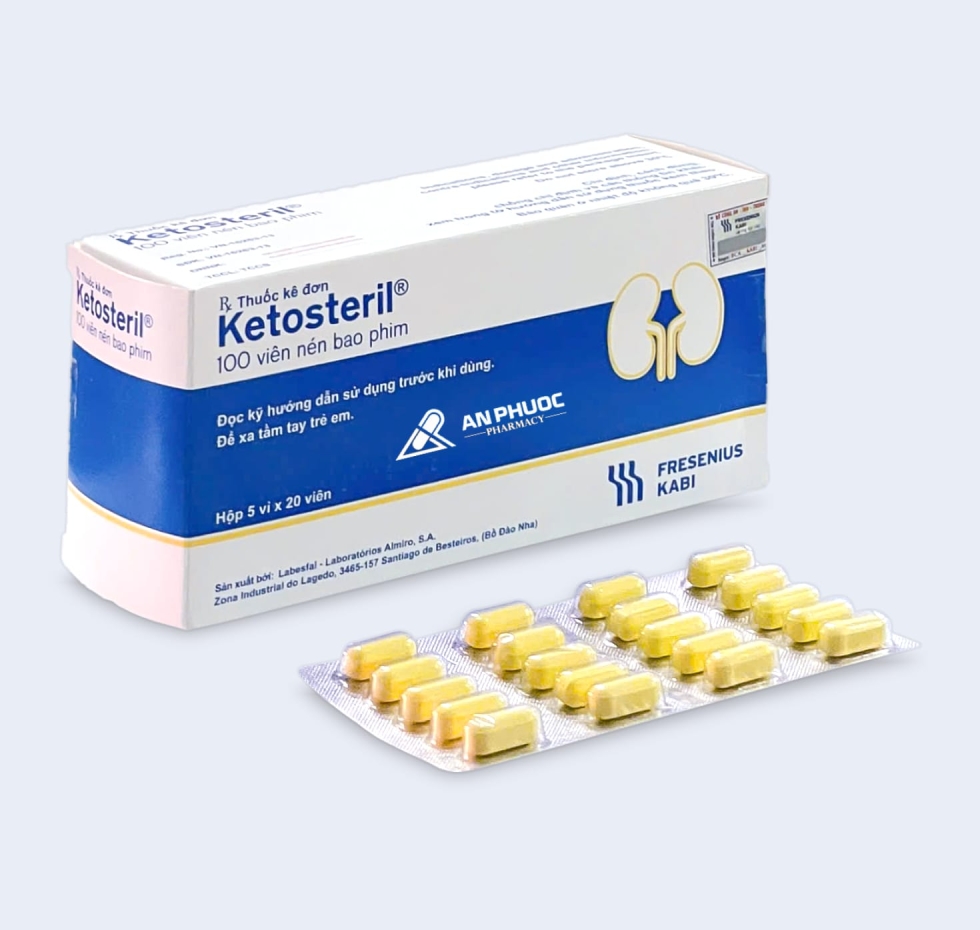 Thuốc Ketosteril® |【Hộp 100 Viên】
