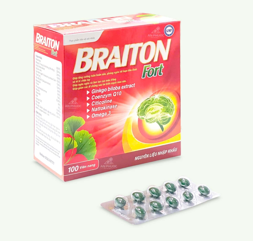 Viên Uống Bổ Não Braiton Fort™ 