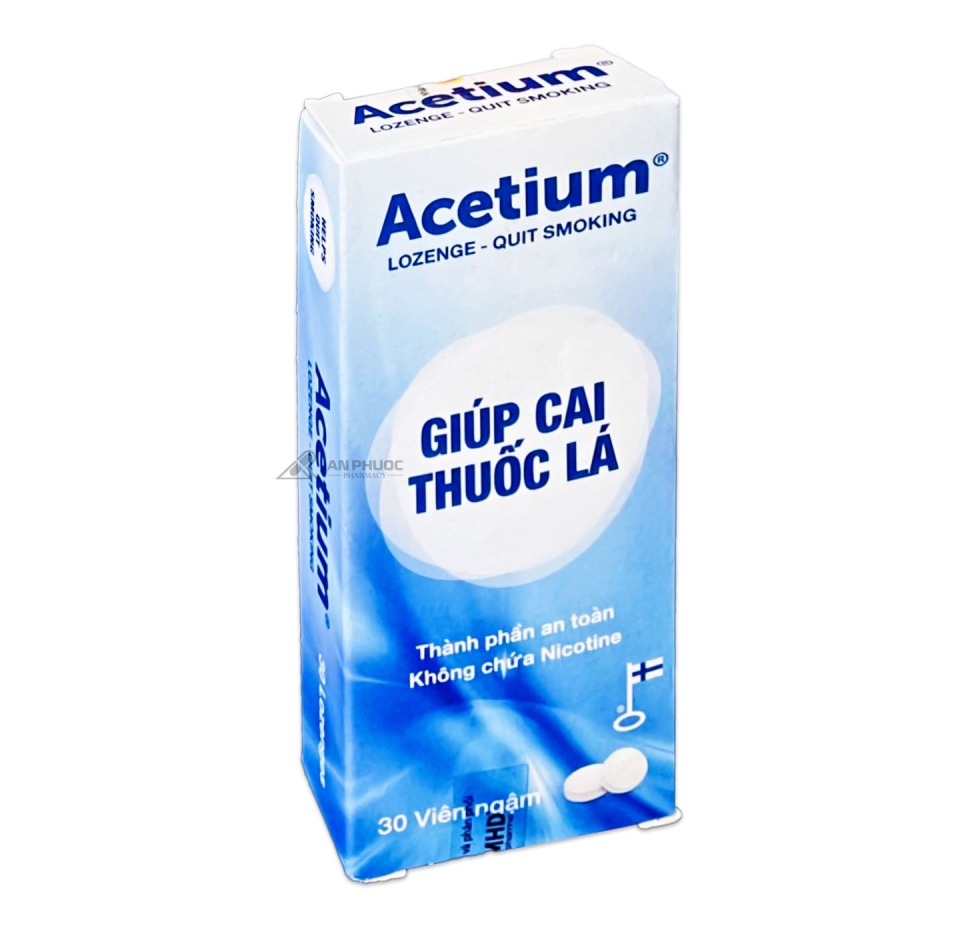 Acetium® | Viên ngậm giúp cai thuốc lá
