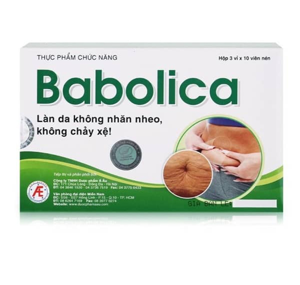 Viên uống ngừa nhăn da Babolica 