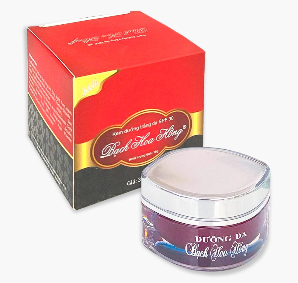 Bạch Hoa Hồng® 15g | Kem dưỡng trắng da SPF 30