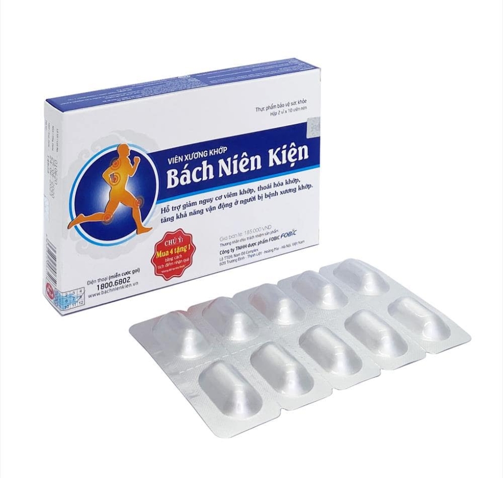 Bách niên kiện ( hộp 2 vỉ x 10 viên ) | FOBIC
