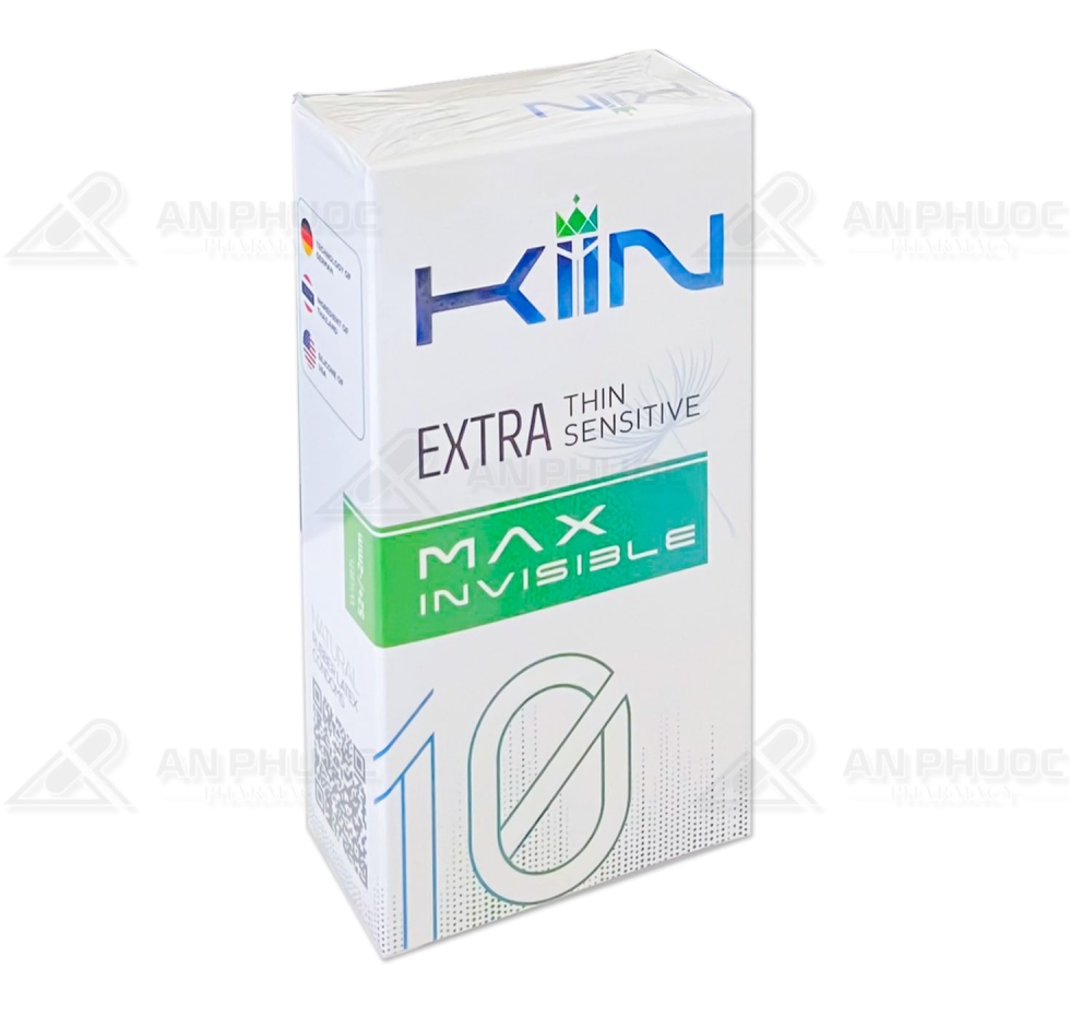 Bao cao su Kiin Max Invisible | Extra thin sensitive 