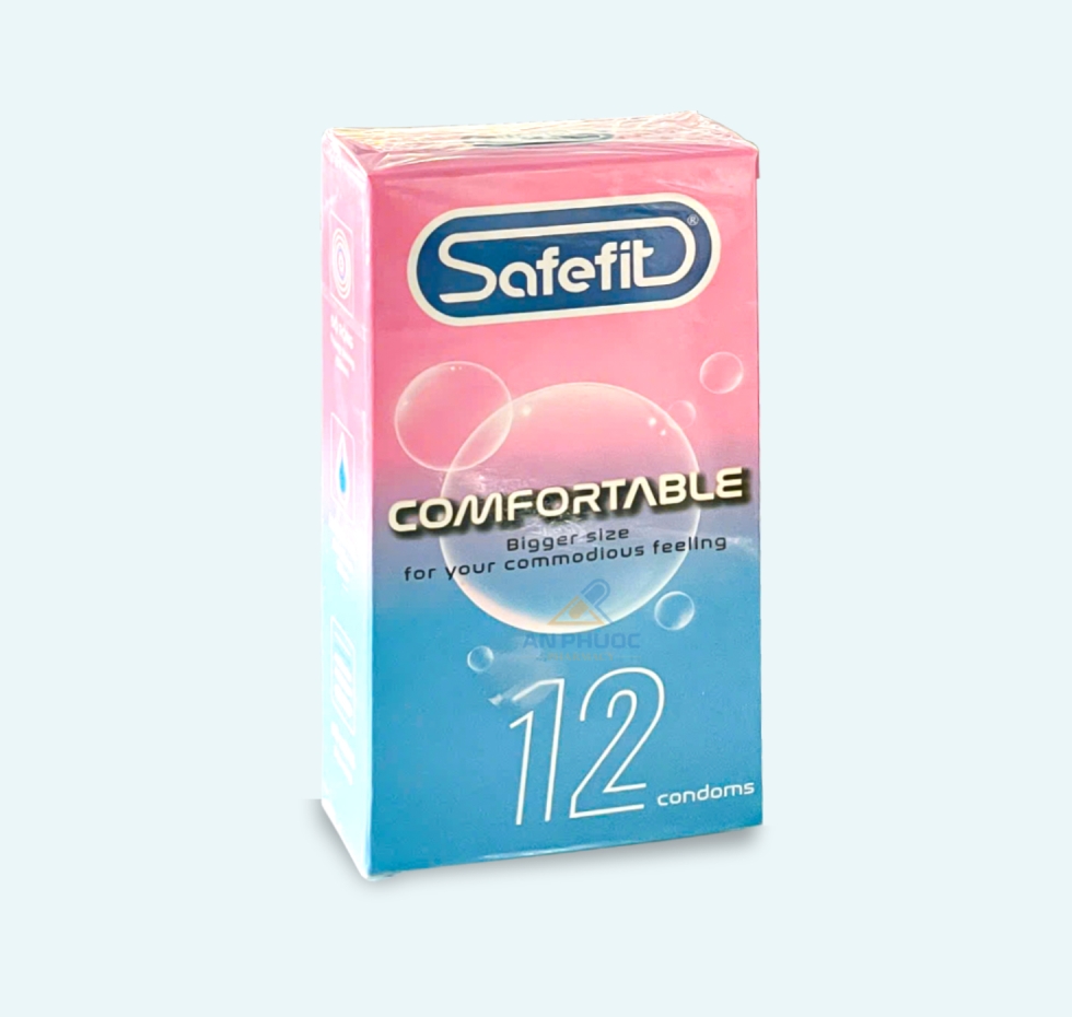 Bao Cao Su Safefit® Comfortable |【Hộp 12 cái】