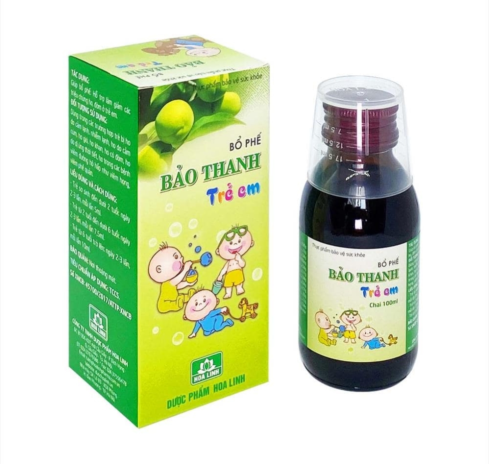 Siro thuốc ho bổ phế bảo thanh trẻ em