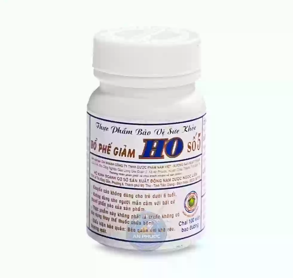 Bổ phế giảm Ho số 5® |【Chai 100 viên】