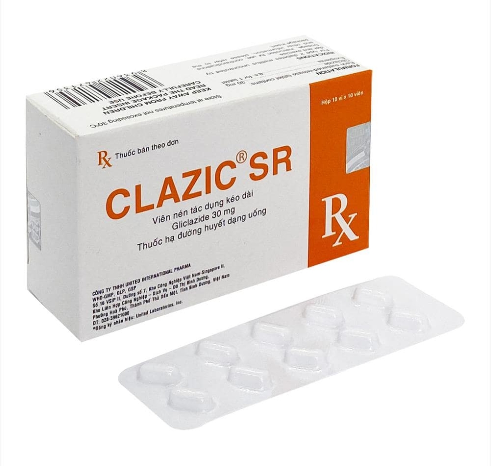 Thuốc trị tiểu đường clazic SR 30mg