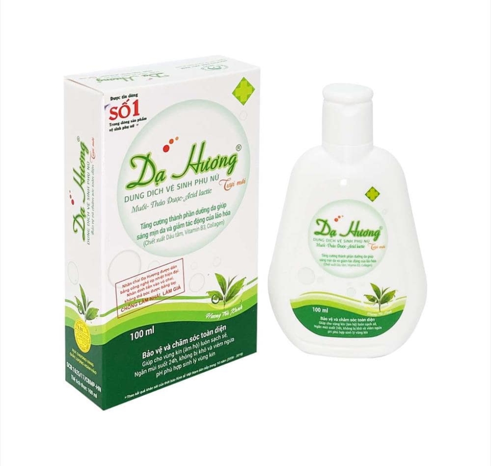 Dung dịch vệ sinh phụ nữ dạ hương xanh lá ( trà xanh )