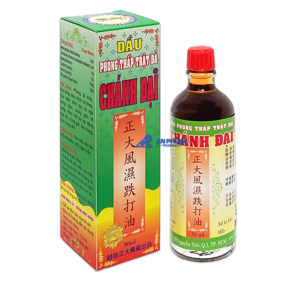 Dầu Chánh Đại® 50ml | Phong thấp trật đả 