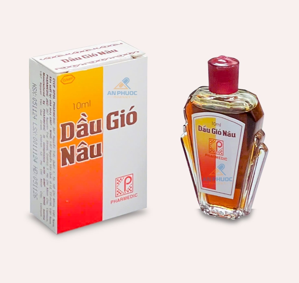 Dầu Gió Nâu® | Pharmedic |【Chai 10ml】
