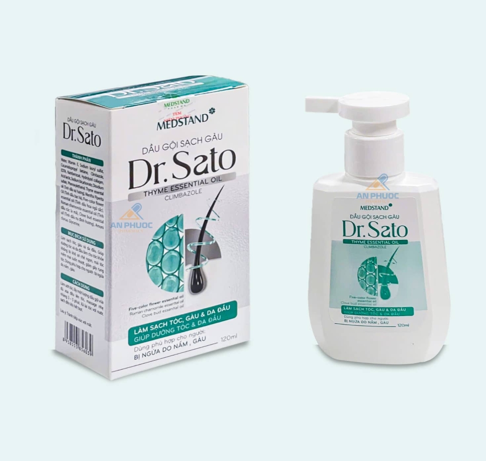 Dầu Gội Trị Gàu Dr.Sato®【 Chai 120ml】 