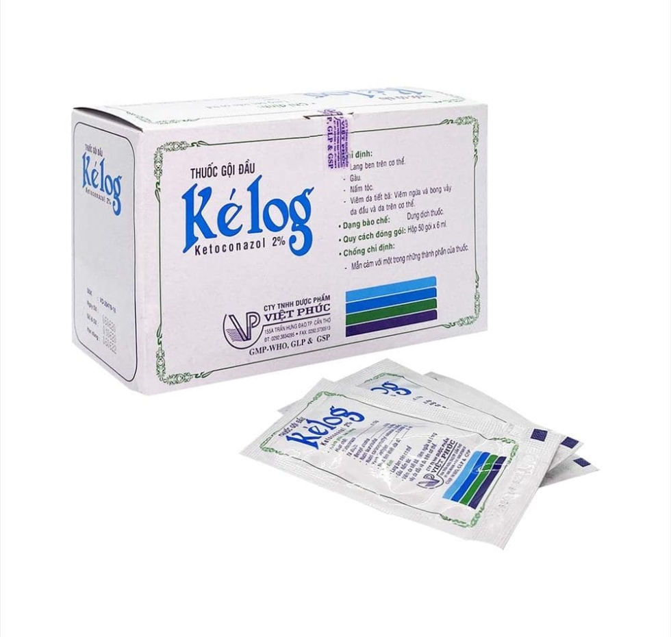 Dầu gội trị gàu Kelog gói 6ml