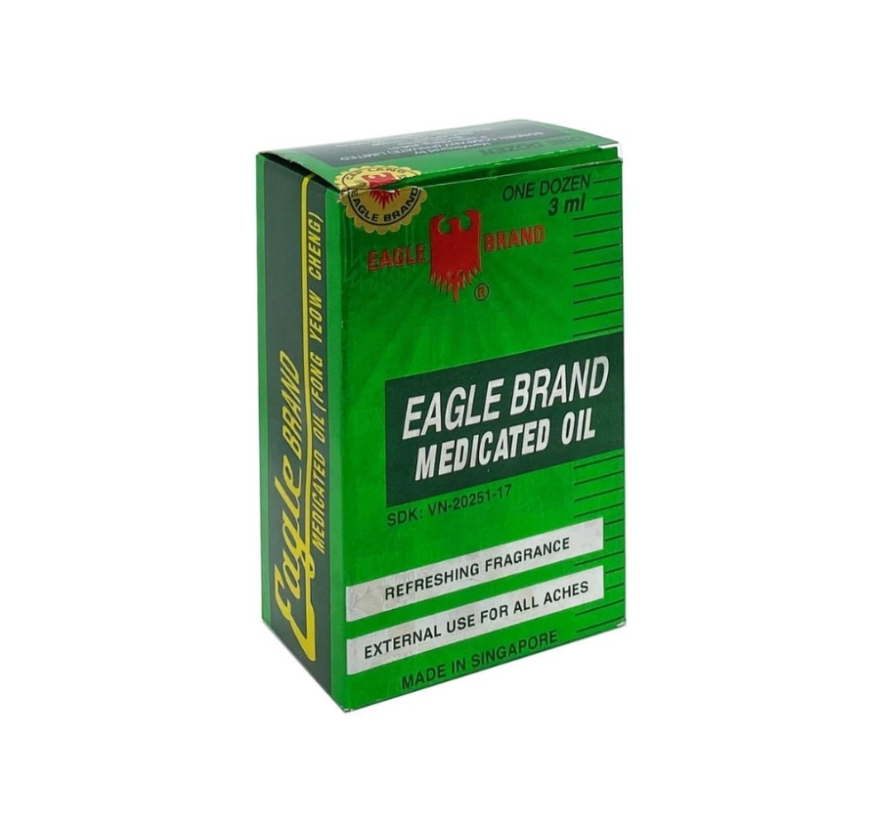 Dầu xanh con Ó Eagle brand 3ml