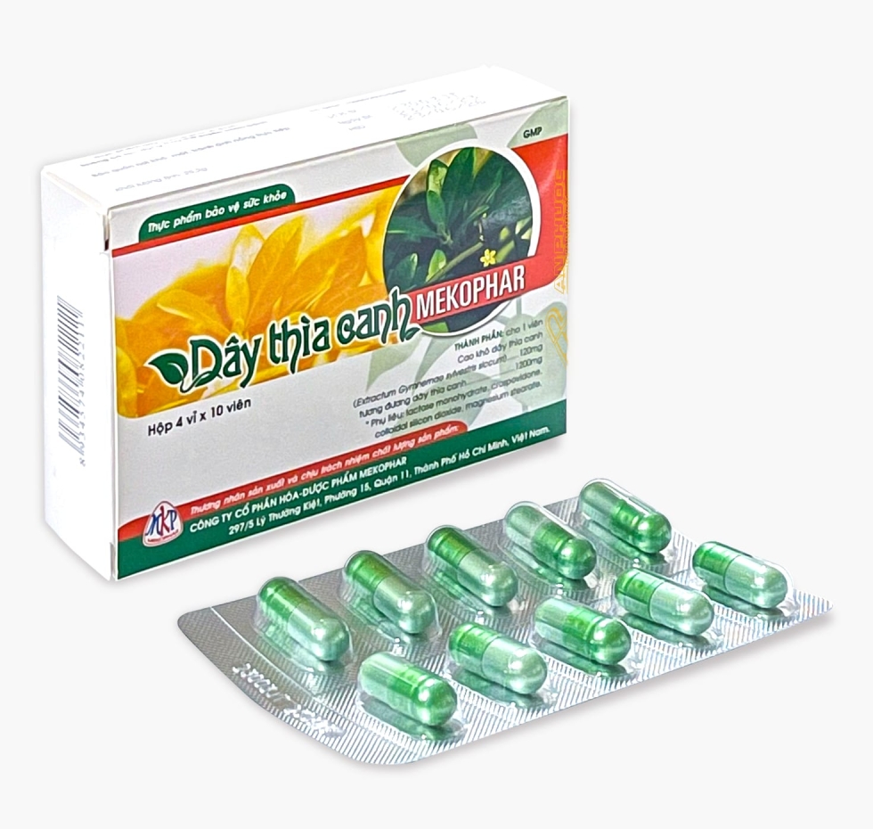 Dây Thìa Canh Mekophar® 1200mg【 Hộp 40 viên】