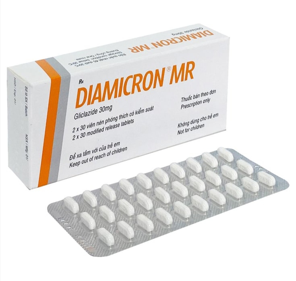 Thuốc Diamicron MR 30mg (Gliclazide)