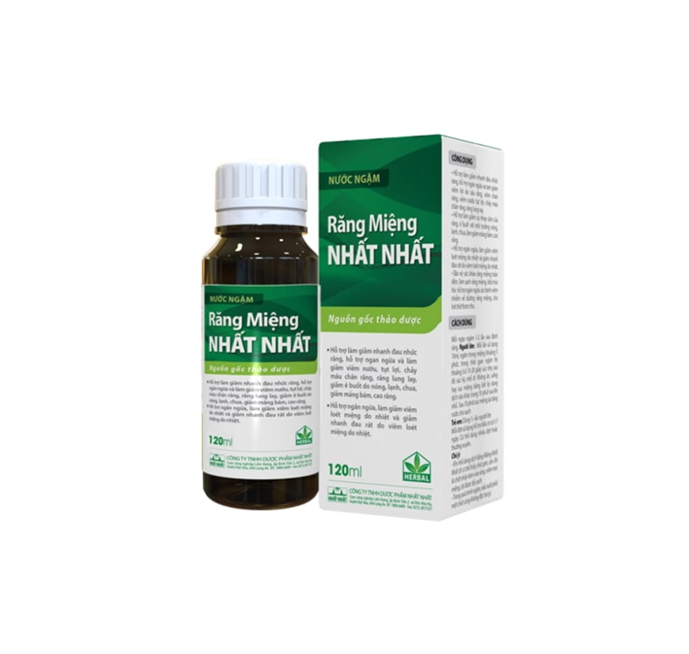 Dung dịch ngậm răng miệng Nhất Nhất 120ml