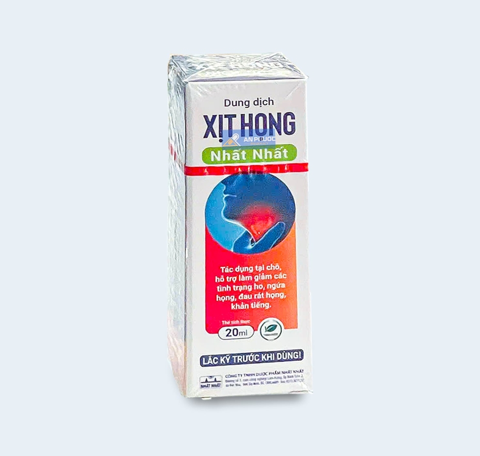 Dung Dịch Xịt Họng Nhất Nhất® |【Lọ 20 ml】