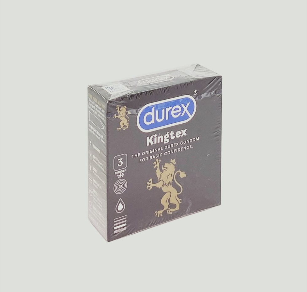 Durex kingtex ( hộp 3 cái ) 