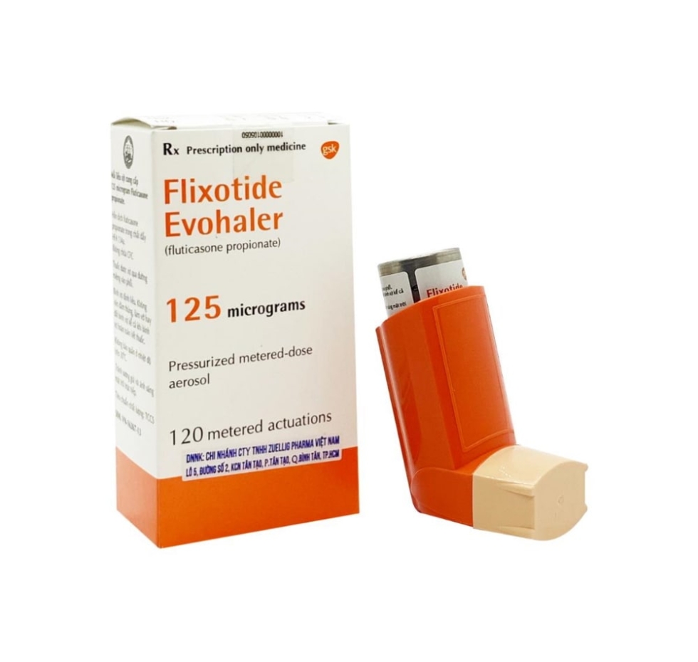 Thuốc xịt Flixotide Evohaler 125mcg 