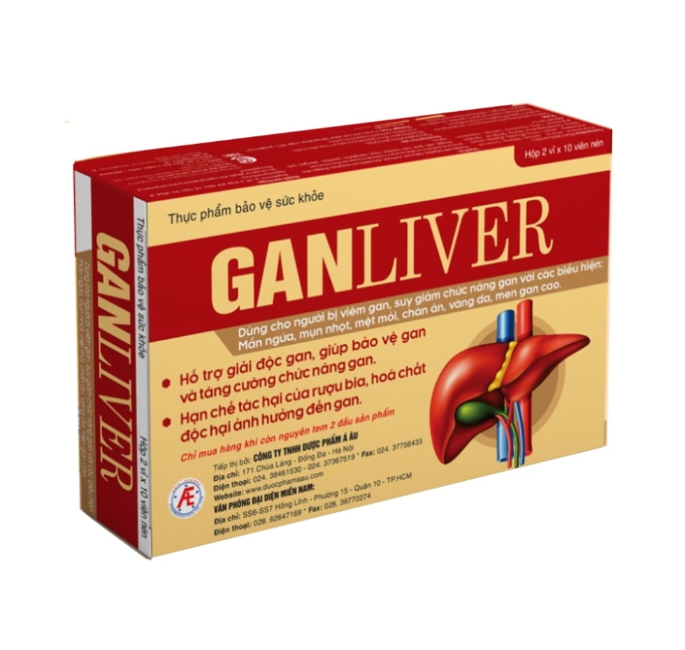 Viên uống giải độc gan Ganliver