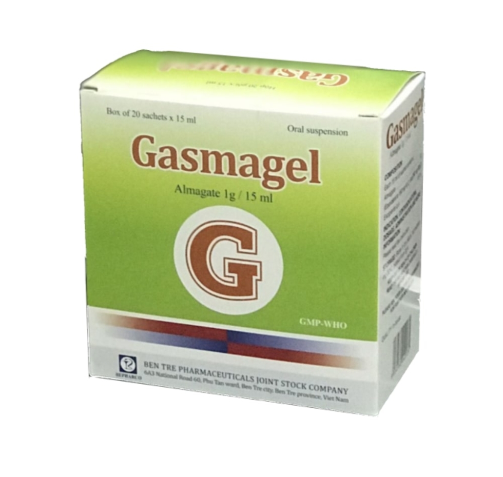 Gasmagel ( hộp 20 gói ) | DƯỢC BẾN TRE