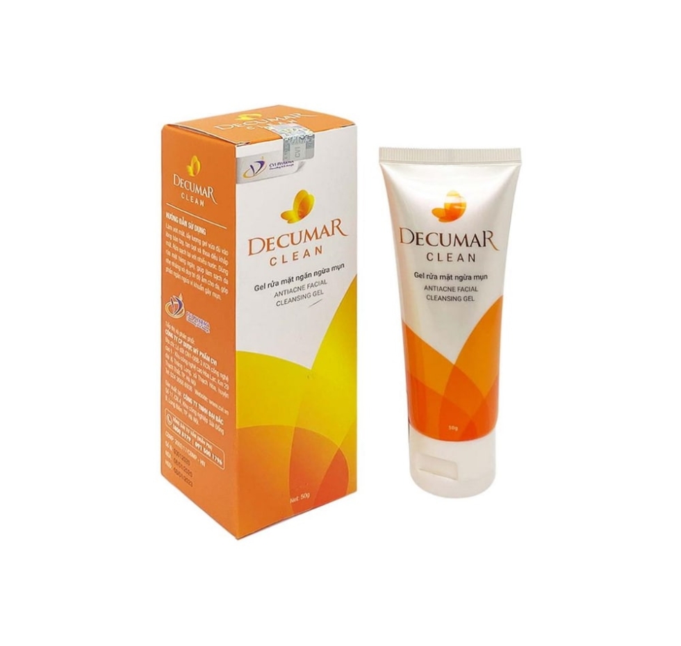 Gel rửa mặt Decumar Clean (tuýp 50gam)