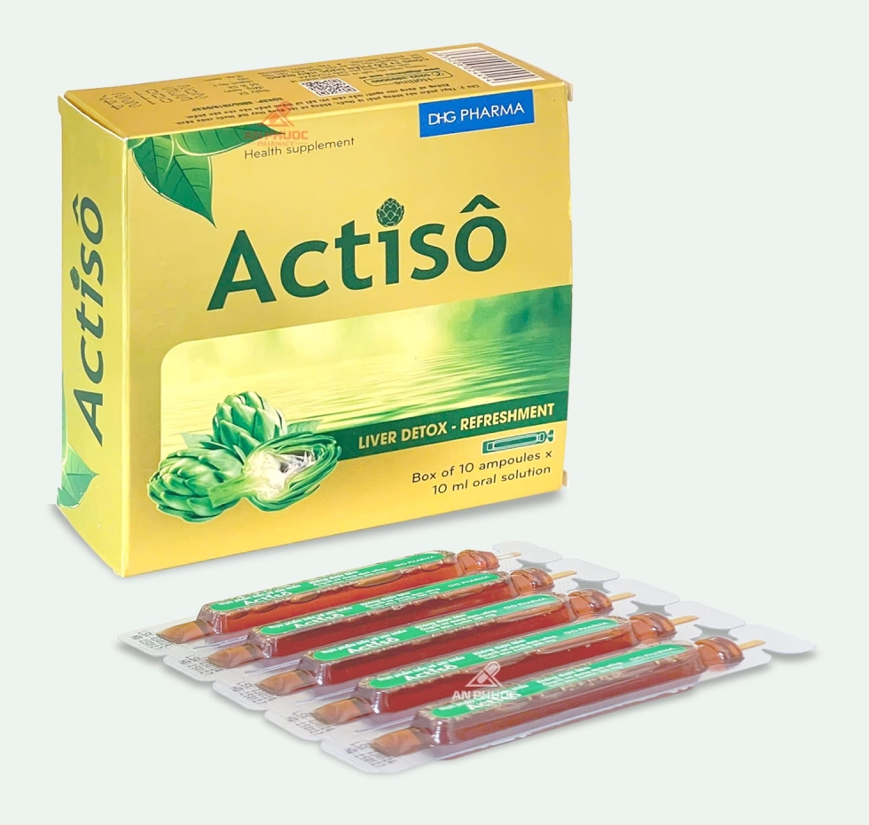 Giải Độc Gan Actisô® DHG |【Hộp 10 ống x 10ml】