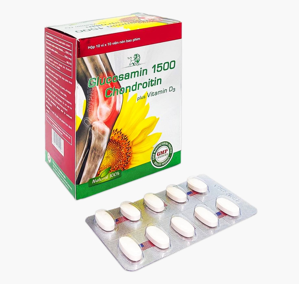 Glucosamin 1500 Chondroitin Plus Vitamin D3 | Bổ Xương Khớp