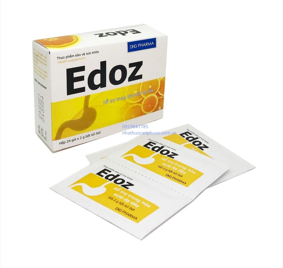 Gói sủi tiêu hóa Edoz 