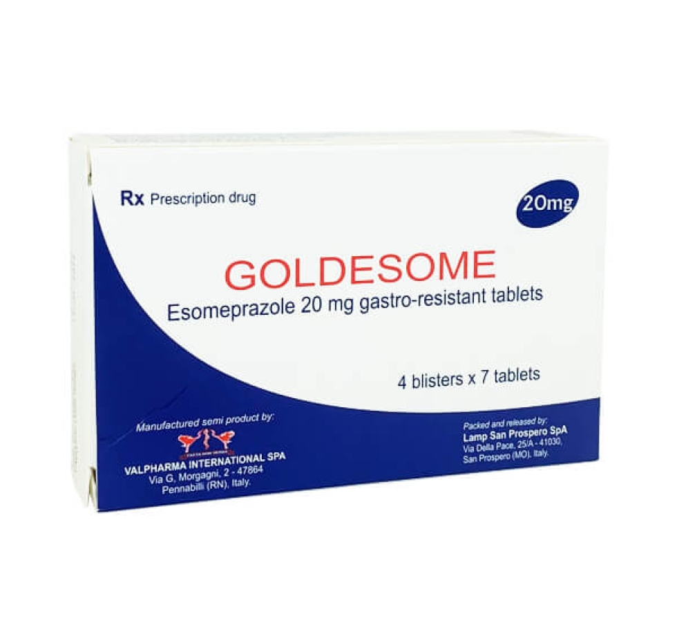 Goldesome 20mg ( hộp 4 vỉ x 7 viên ) | LAMP SAN PROSPERO SPA