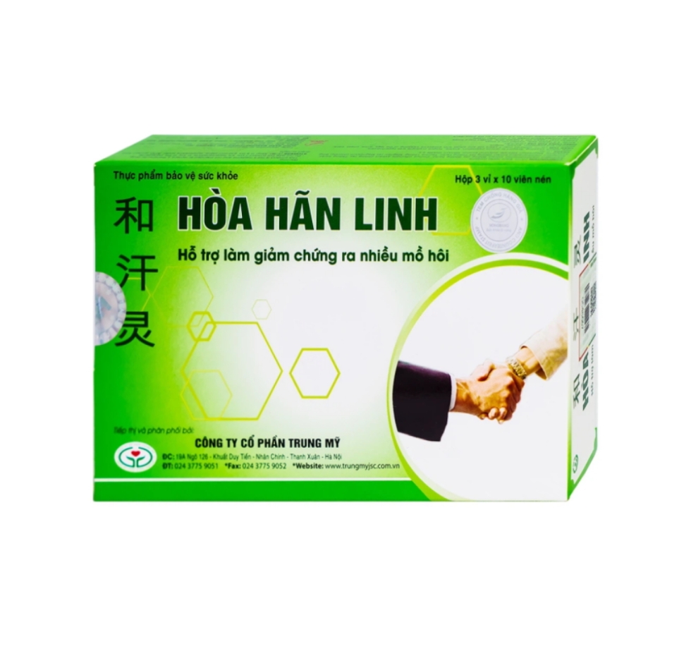 Viên uống ngăn mồ hôi hòa hãn linh 