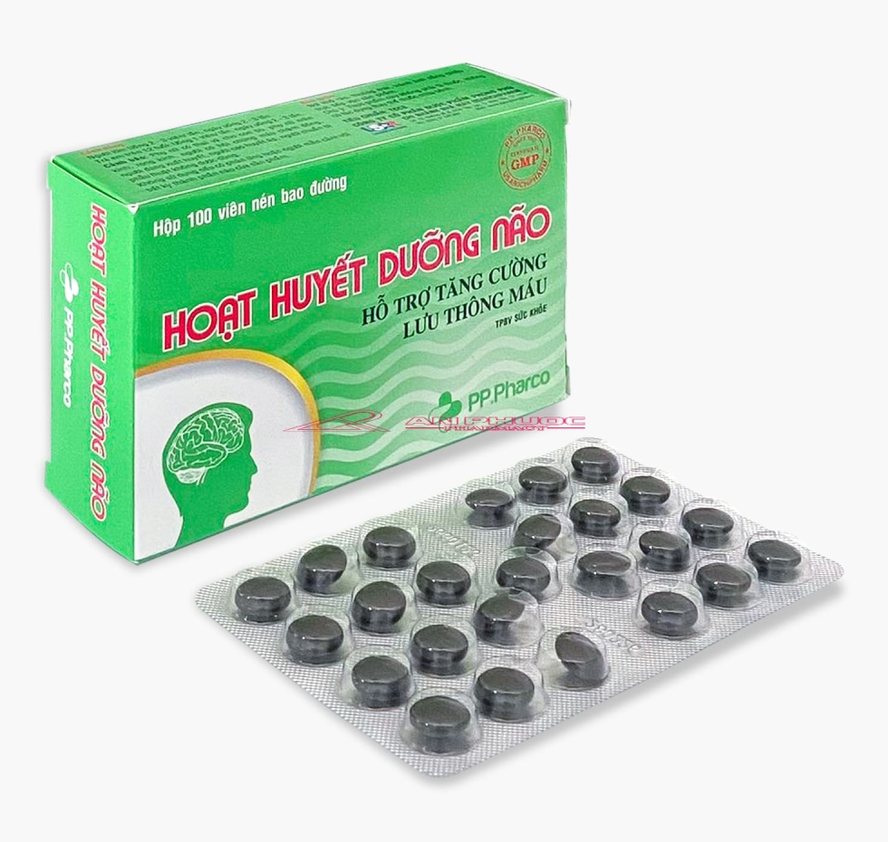 Hoạt Huyết Dưỡng Não PP.Pharco® | Tăng cường lưu thông máu 