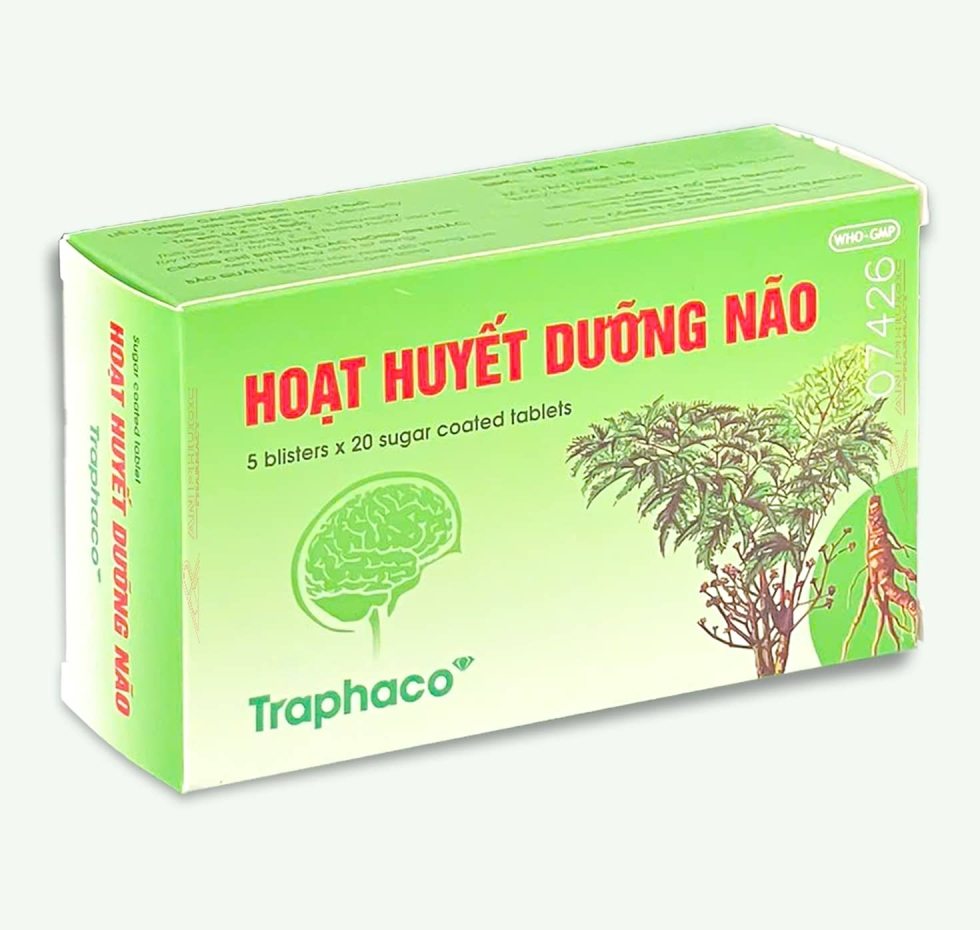 Hoạt Huyết Dưỡng Não®  | Traphaco | 【Hộp 100 viên】