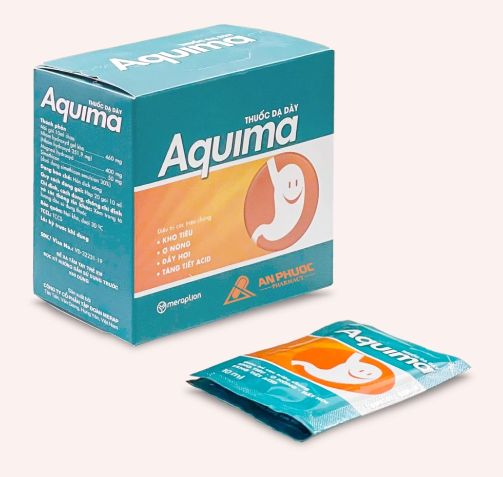 Hỗn Dịch Dạ Dày Aquima® |【Hộp 20 gói】