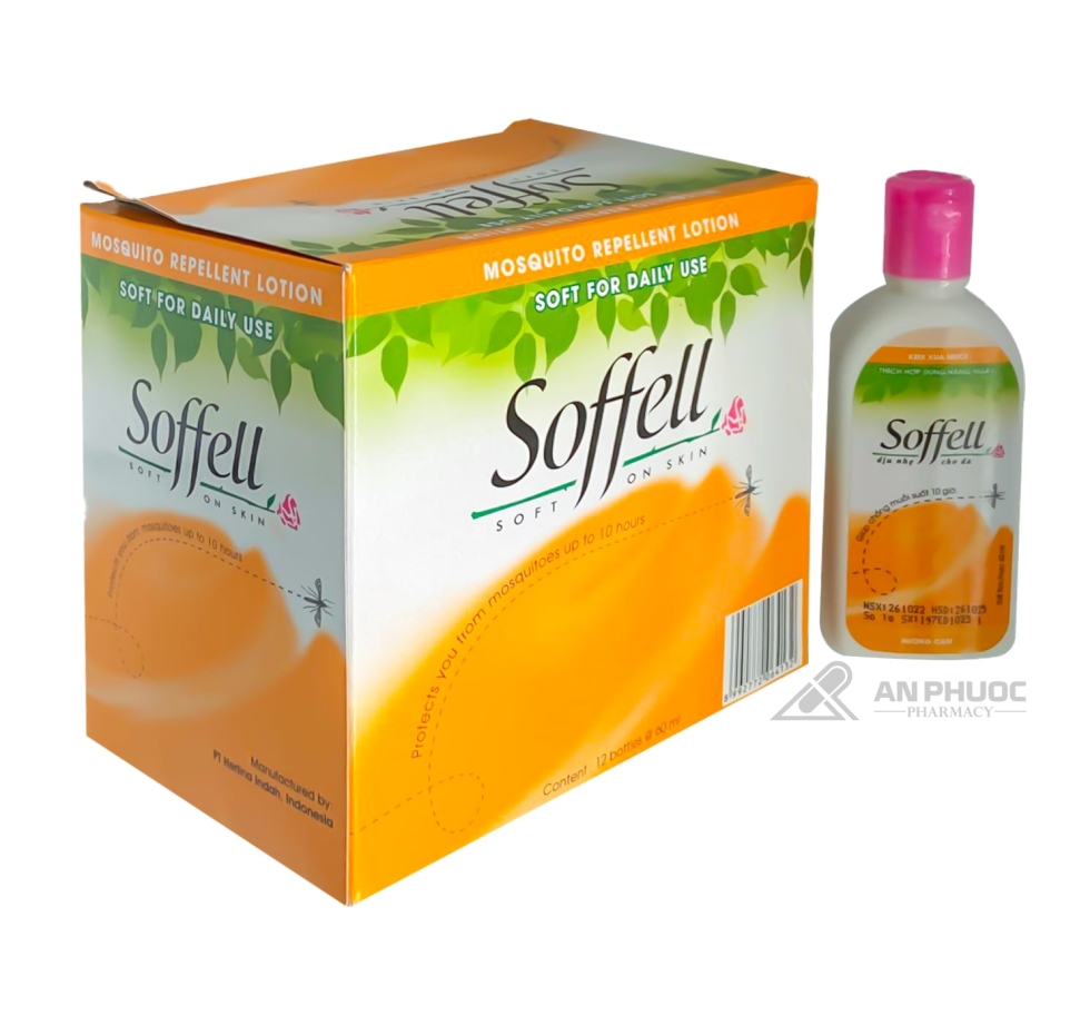 Kem Chống Muỗi Soffell™ 60ml | Hương Cam