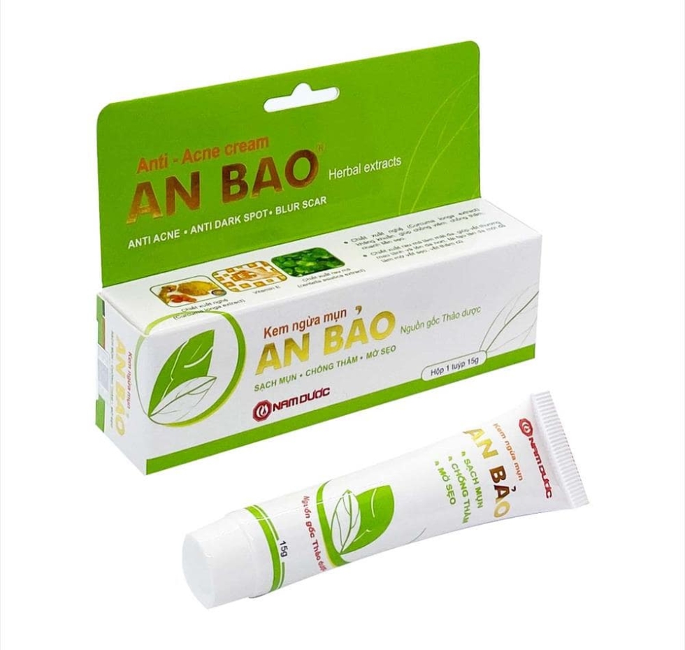 Kem ngừa mụn An Bảo tuýp 15gam