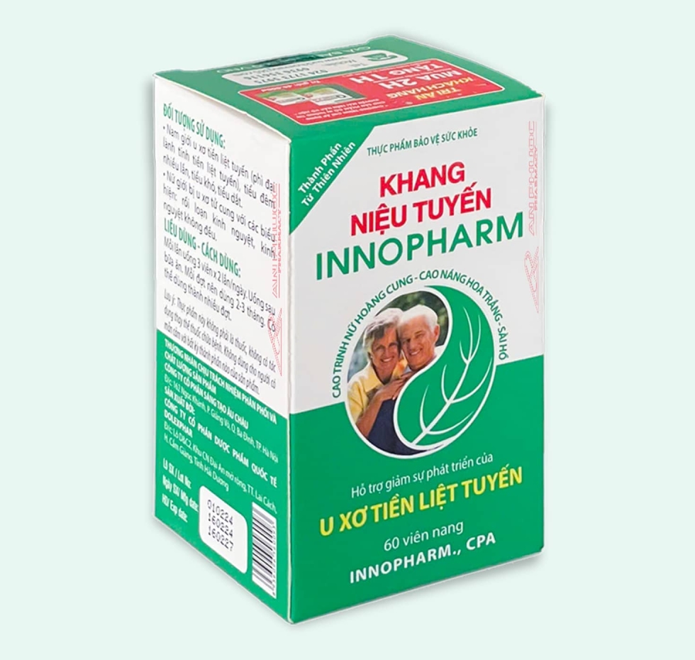 Khang Niệu Tuyến® | INNOPHARM |【Lọ 60 viên】 