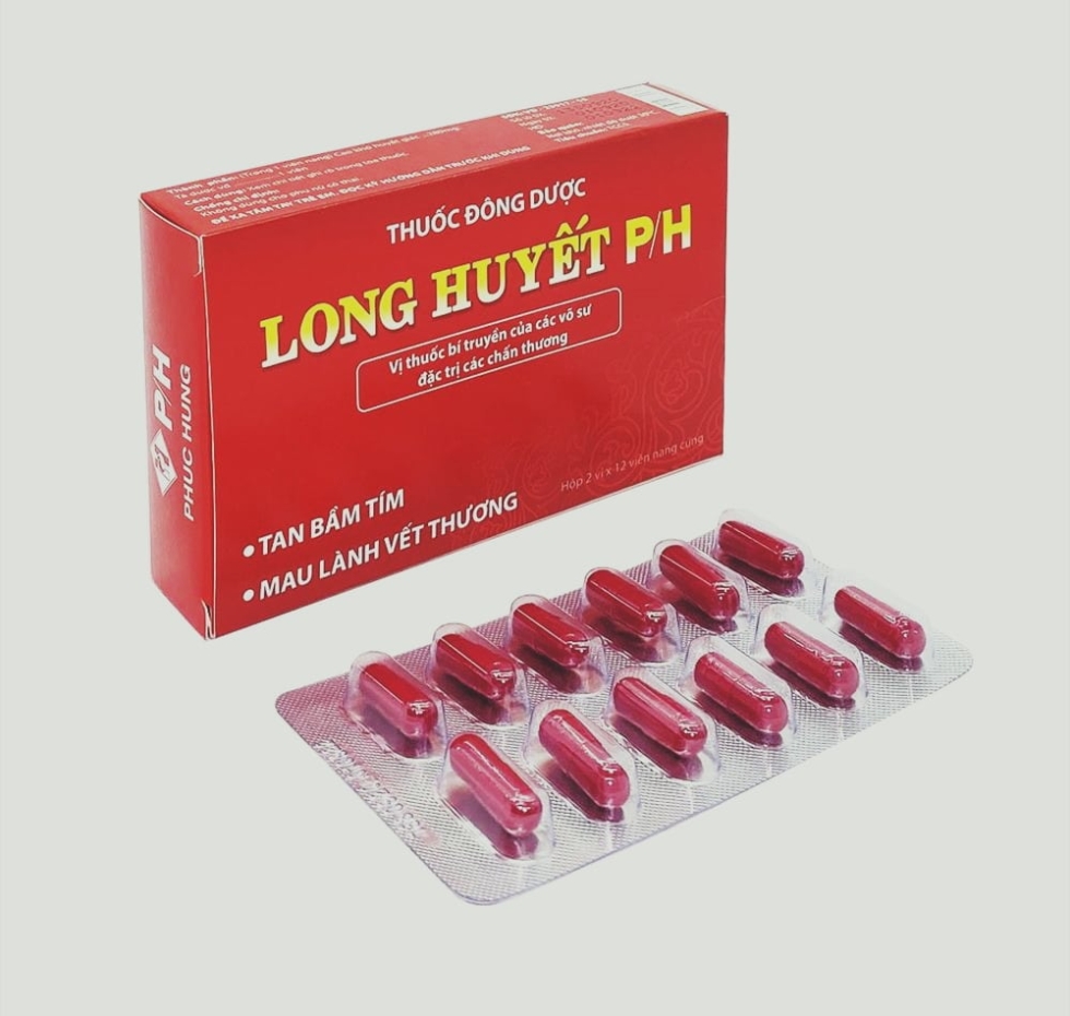 Long huyết P/H ( hộp 2 vỉ x 12 viên )
