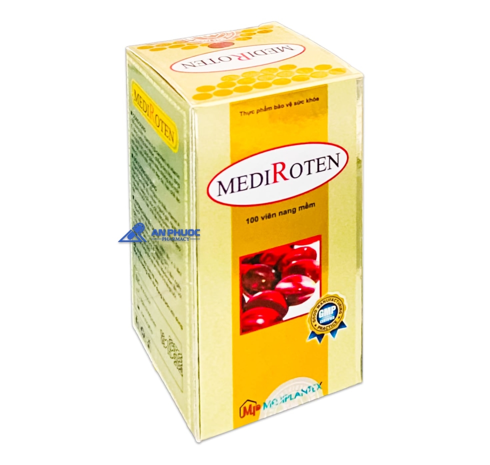Mediroten® Chai 100 viên | Dầu gấc nguyên chất
