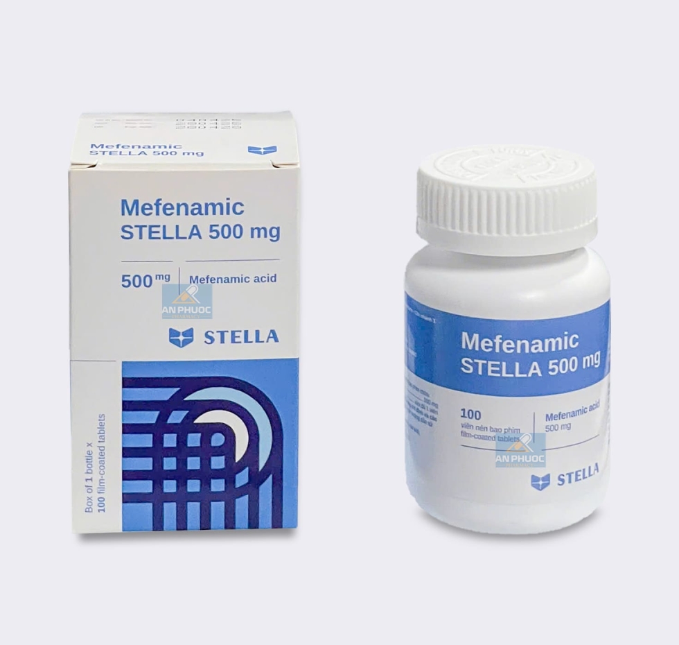 Mefenamic Acid® Stella 500mg |【Lọ 100 viên】