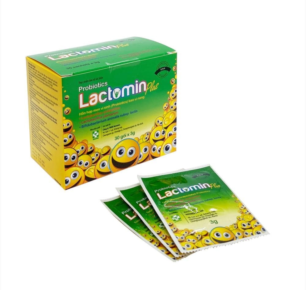Men vi sinh lactomin plus gói 3gam