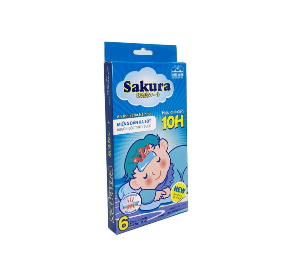 Miếng dán hạ sốt Sakura 