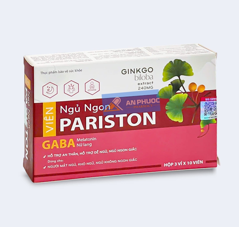 Pariston® |  Viên uống ngủ ngon | Melatonin | Nữ lang