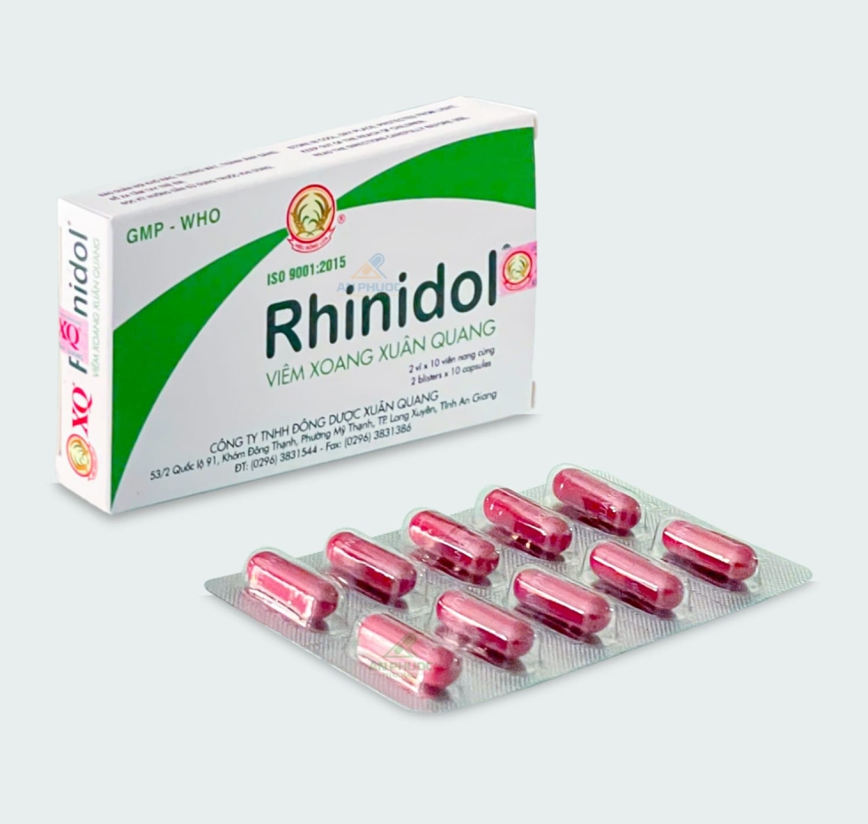 Rhinidol thuốc xoang ( hộp 2 vỉ x 10 viên )